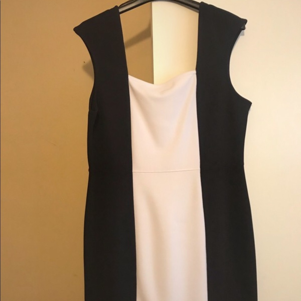 Black and white dress